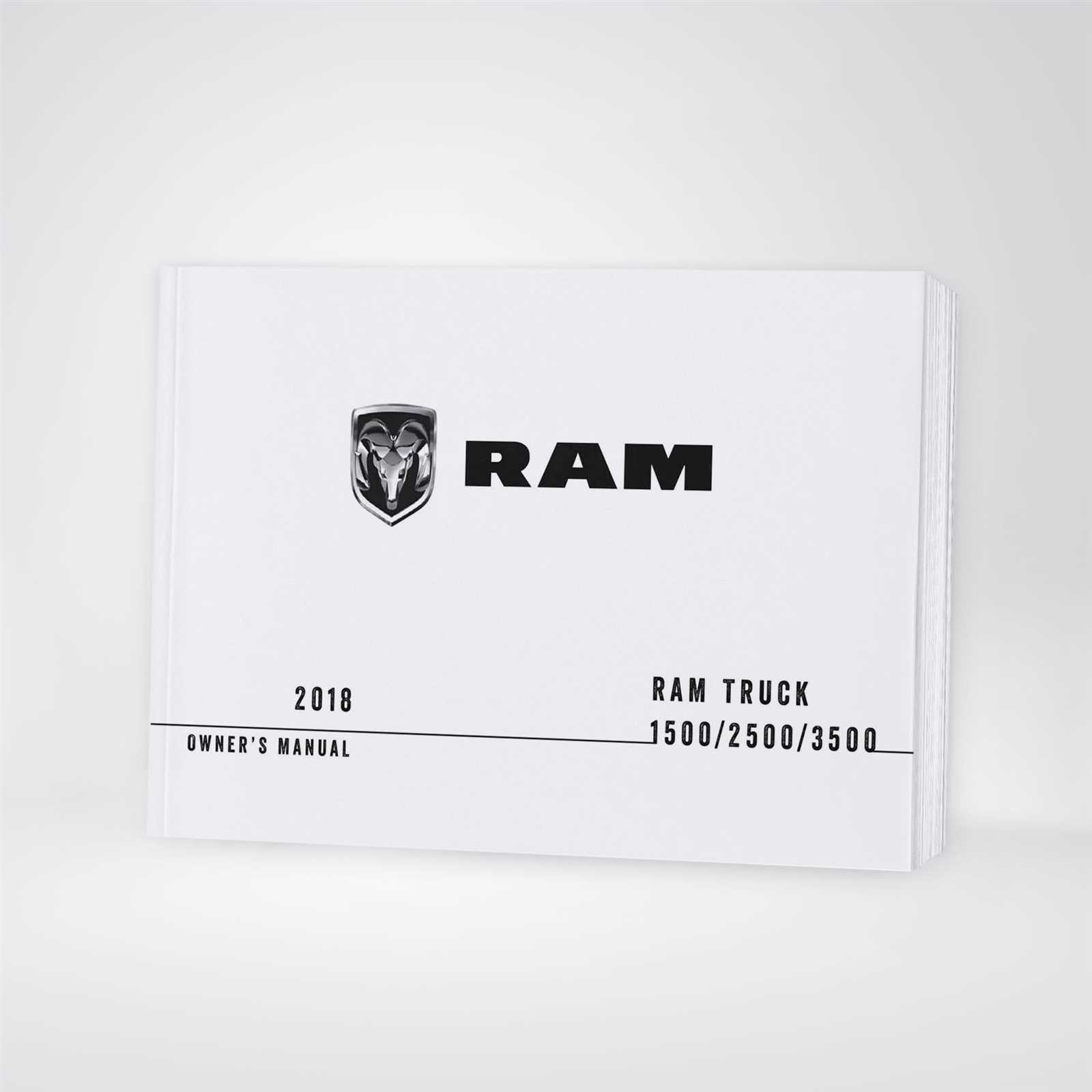 ram 2500 owners manual 2018