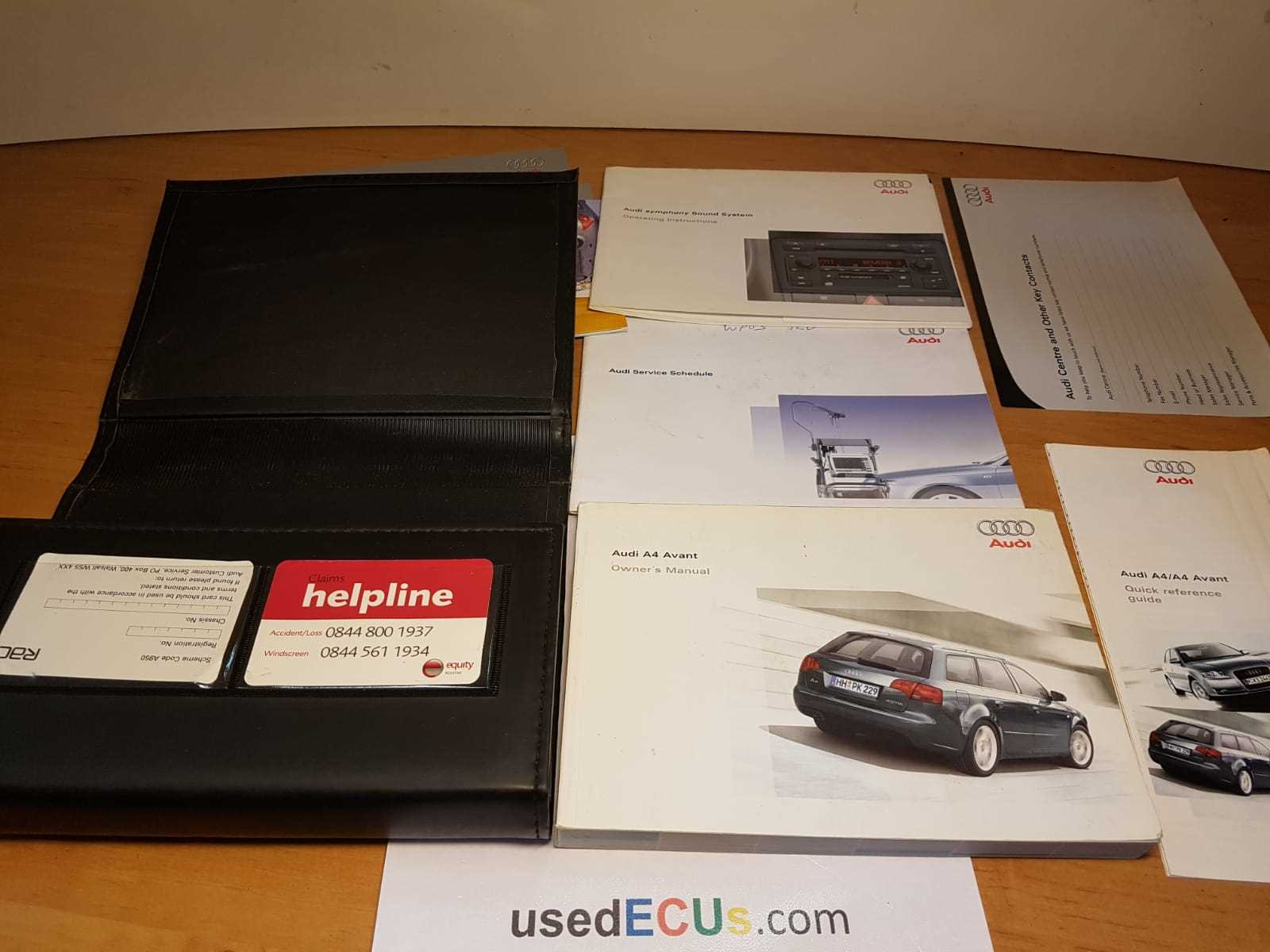 audi a4 2019 owners manual