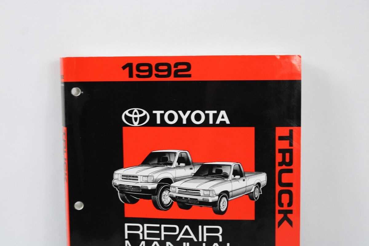 1994 toyota pickup owners manual