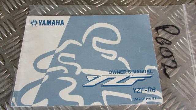 2006 yamaha r6 owners manual