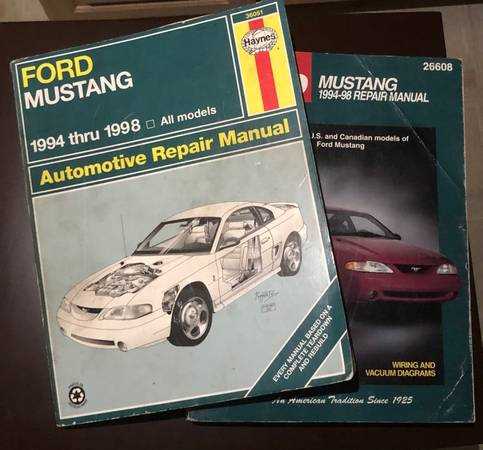 1998 mustang owners manual