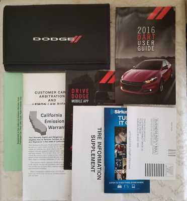 dodge dart 2016 owners manual