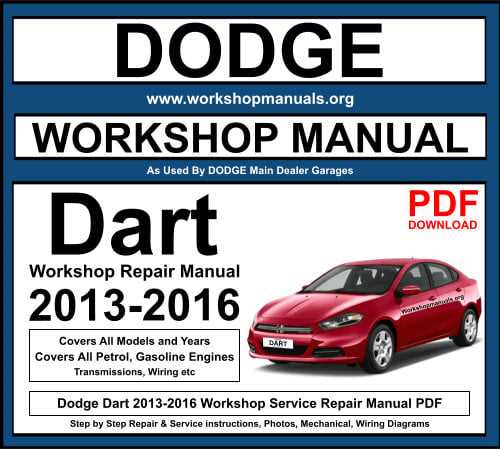 dodge dart 2016 owners manual