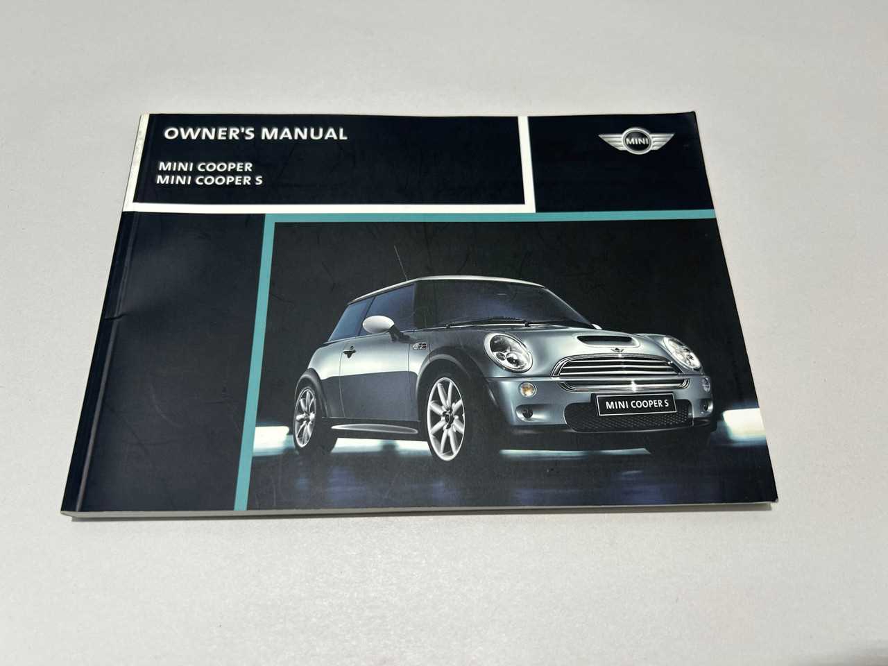 2003 mini cooper s owners manual