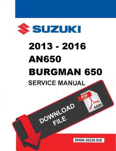 2006 suzuki burgman 650 owners manual