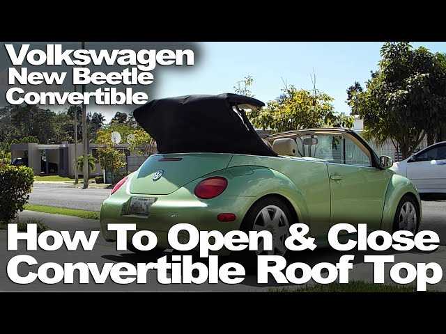 2004 vw beetle convertible owners manual