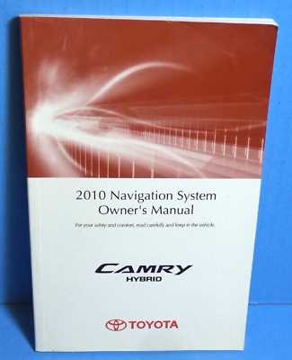 2010 toyota camry hybrid owners manual