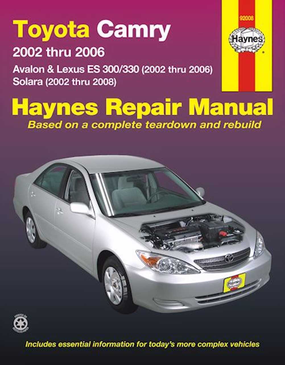 2007 toyota avalon owners manual