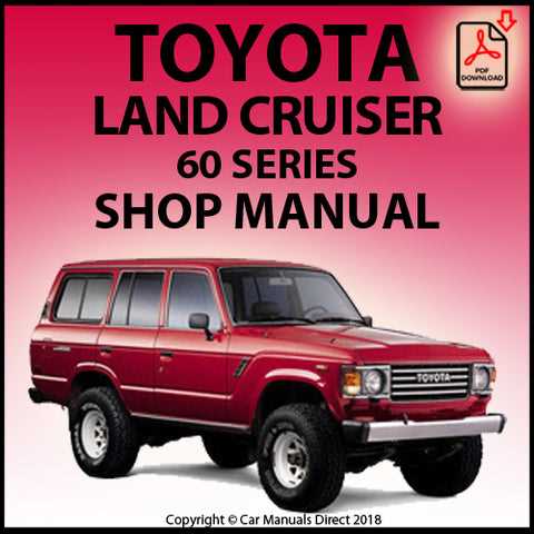 1992 toyota land cruiser owners manual