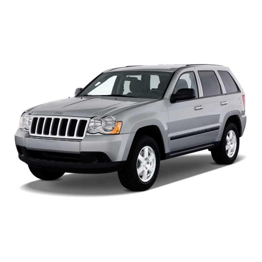 2008 jeep grand cherokee laredo owners manual