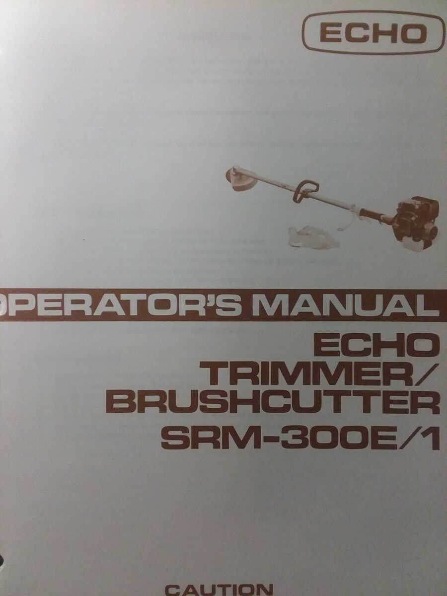 echo srm 266 owners manual