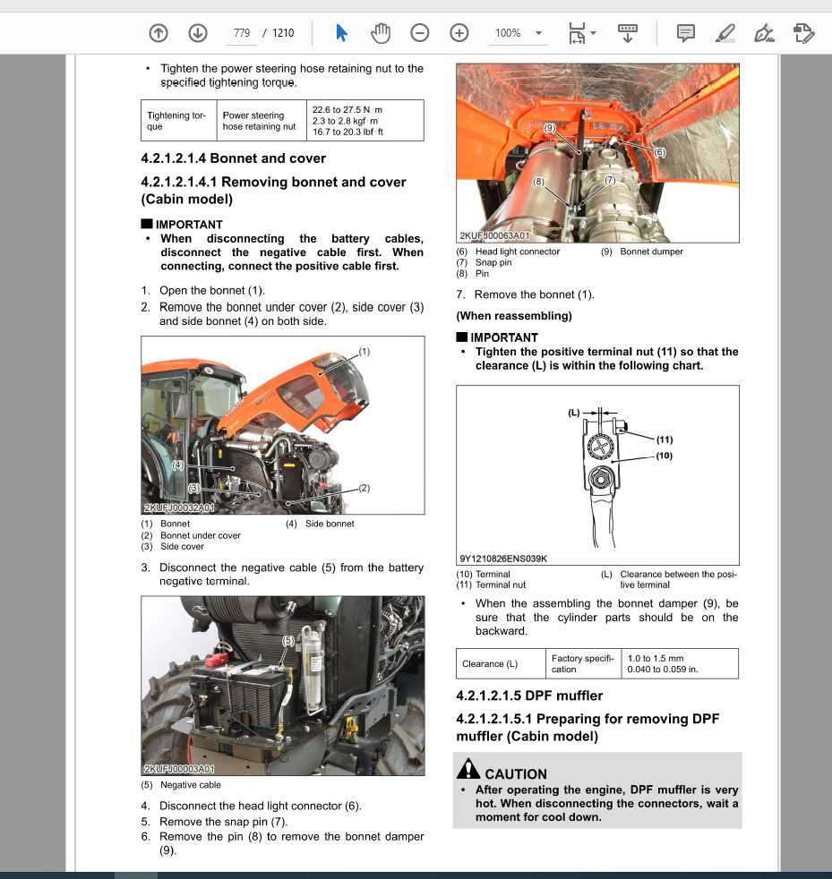 kubota z125s owners manual