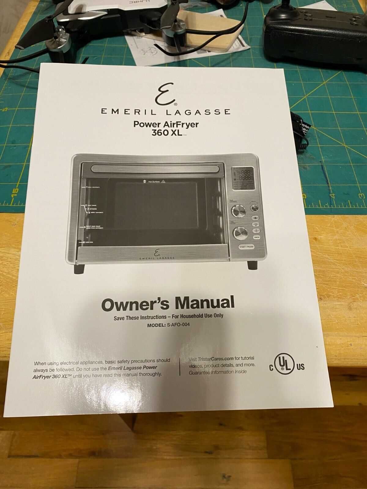 emeril lagasse air fryer owners manual