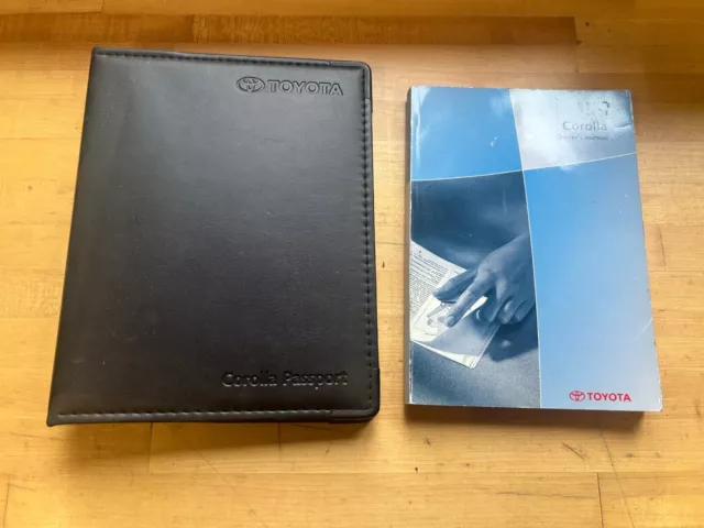 2002 toyota corolla owners manual