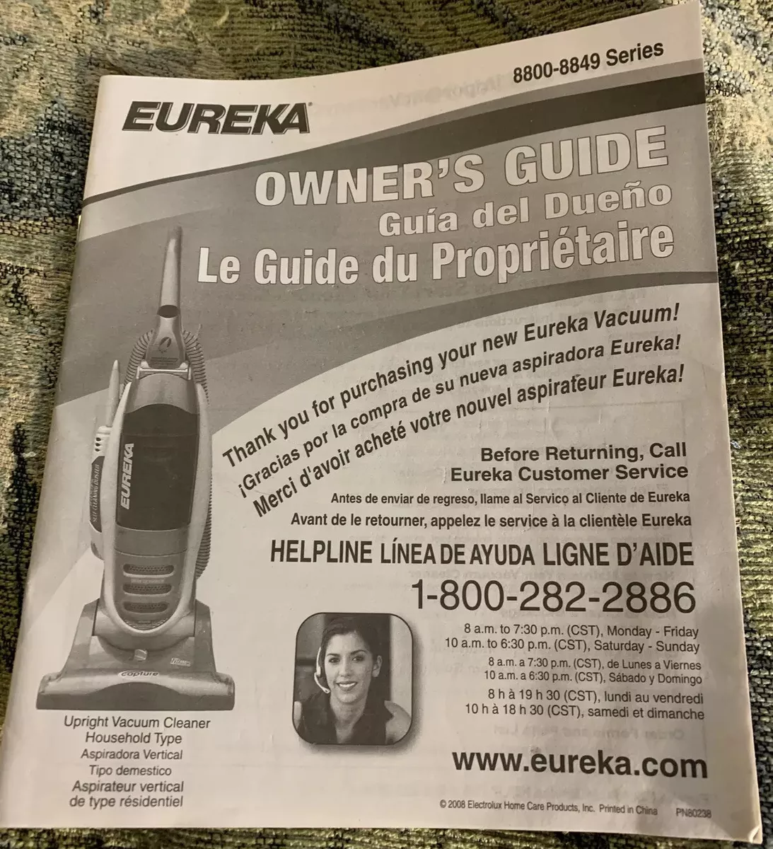 eureka airspeed owners manual