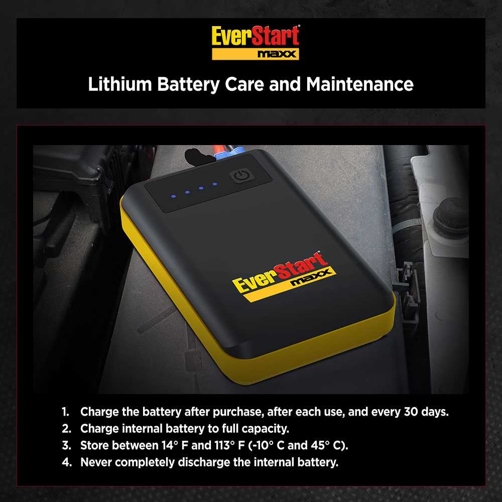 everstart maxx jump starter owners manual