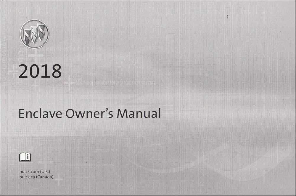 2018 enclave owners manual