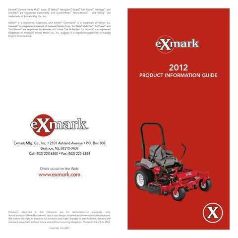 exmark lazer z hp owners manual