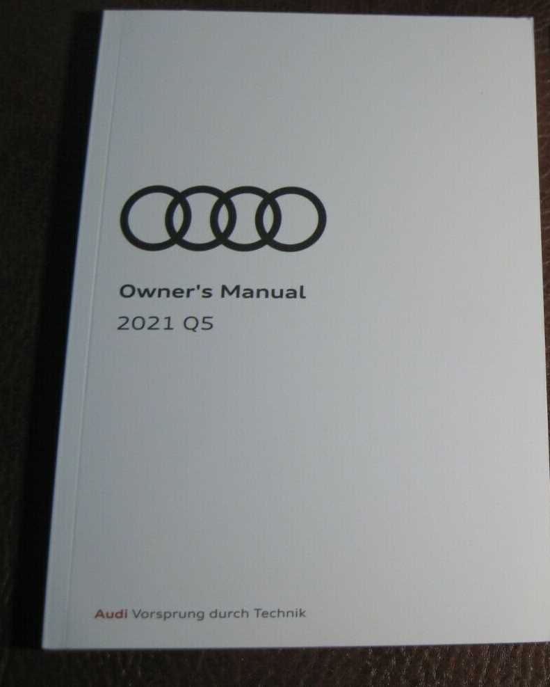 2021 audi q5 owners manual