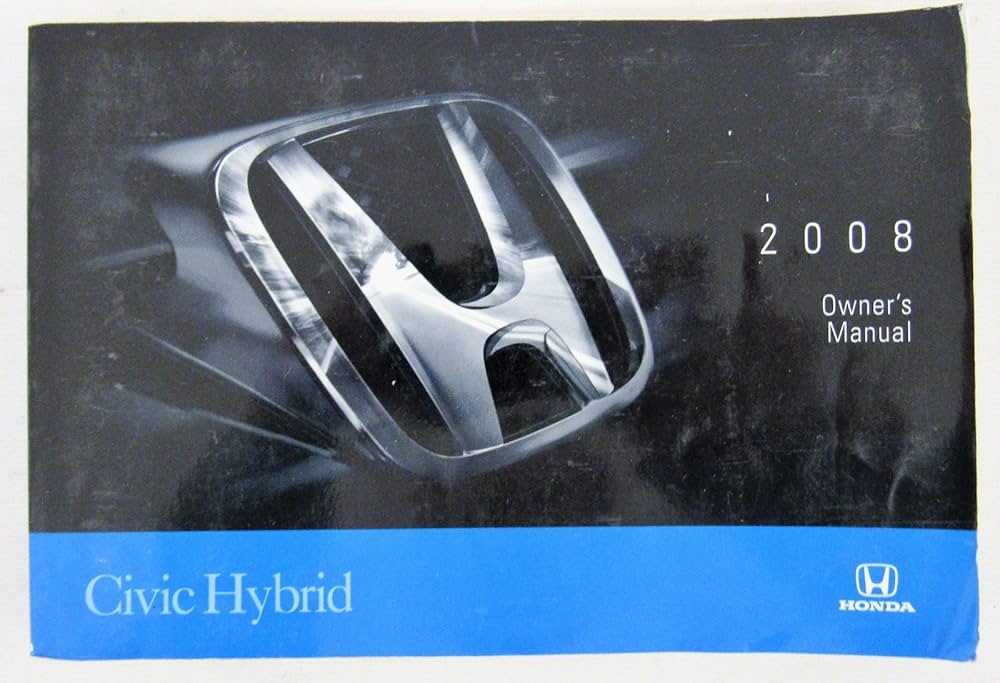 2008 honda civic hybrid owners manual