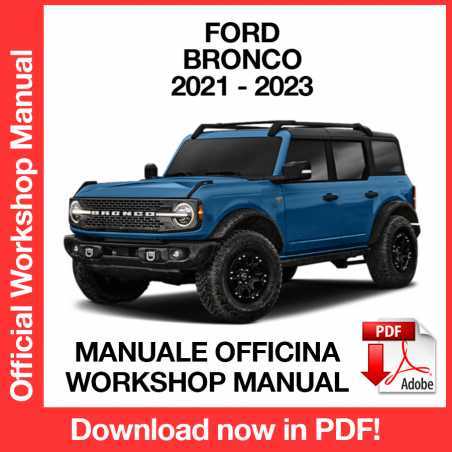 ford bronco 2022 owners manual