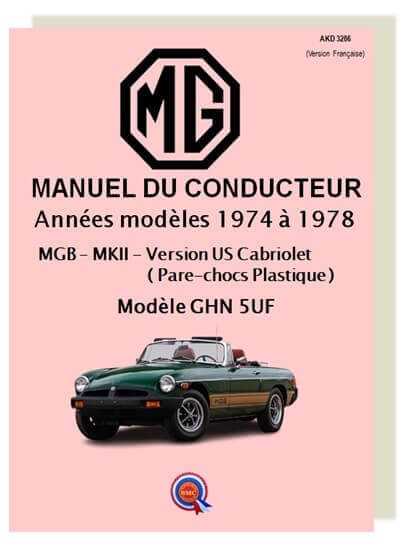 1974 mgb owners manual