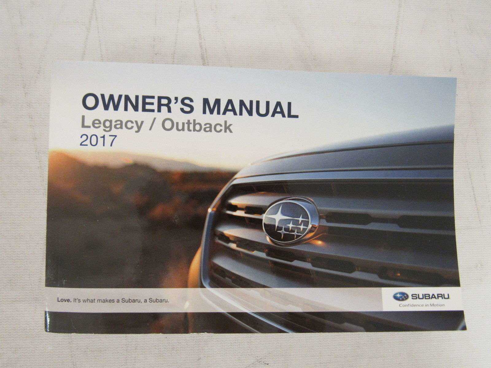 2018 subaru outback owners manual