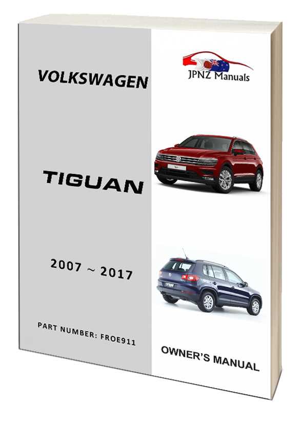 vw tiguan owners manual 2022