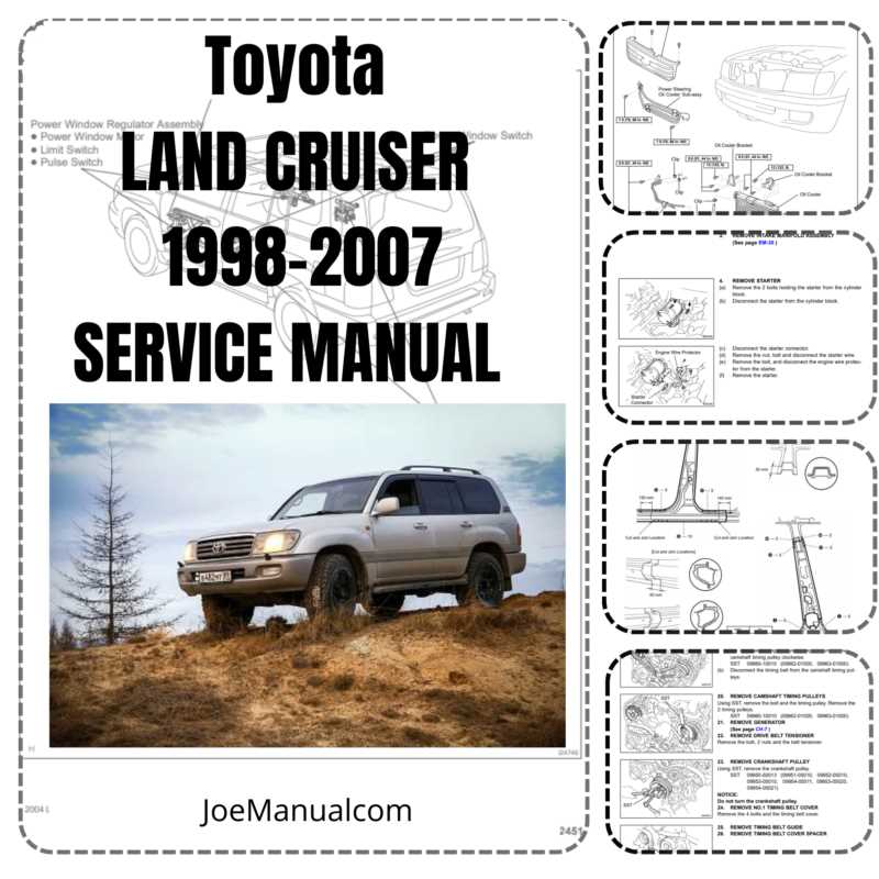 1998 toyota land cruiser owners manual