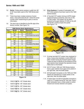 cub cadet lt1050 owners manual