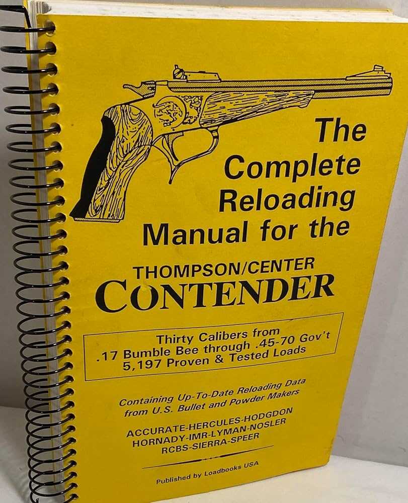 thompson center contender owners manual