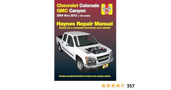 2006 chevrolet colorado owners manual