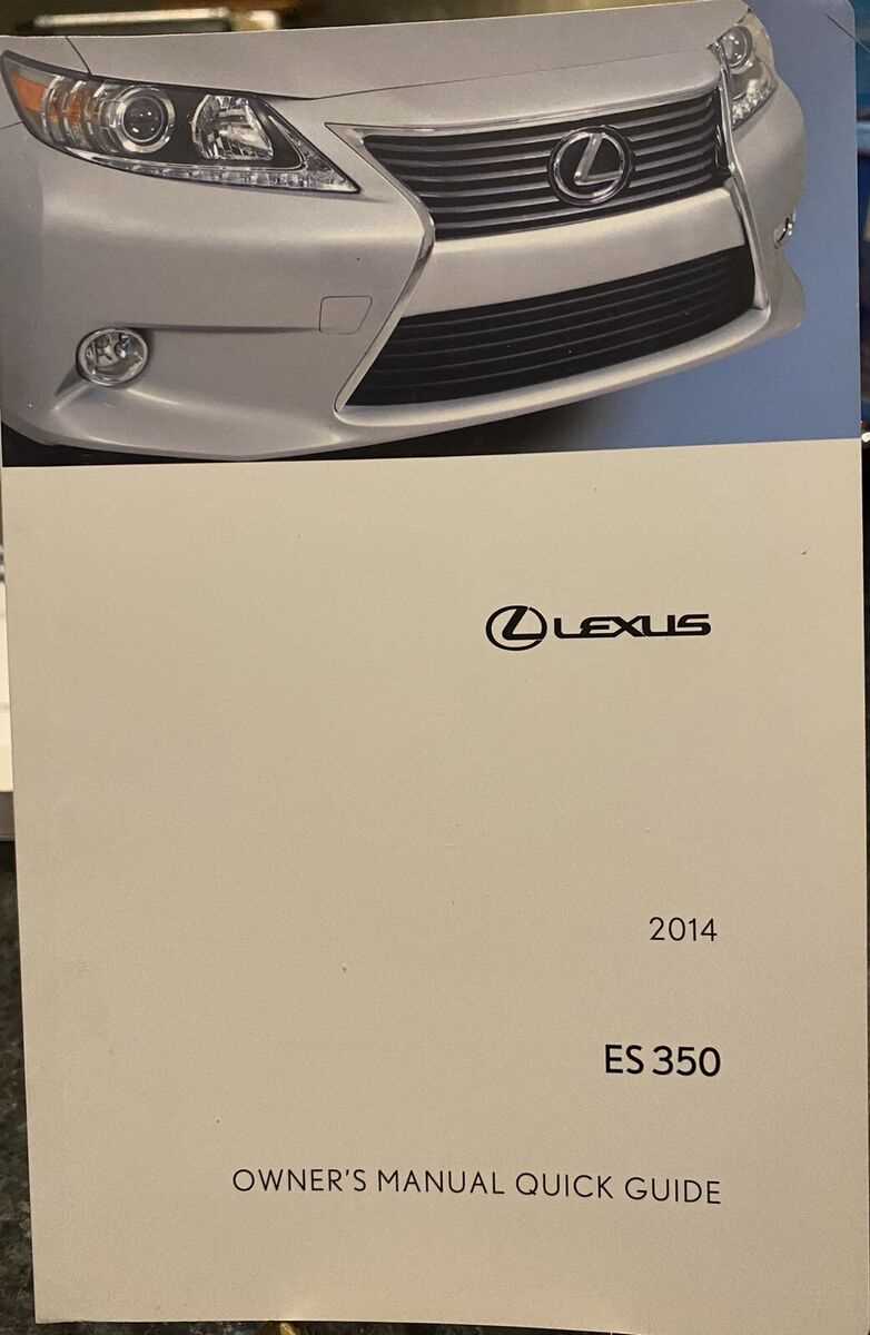 2014 lexus es 350 owners manual