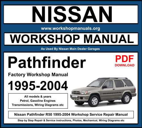 2004 nissan pathfinder owners manual