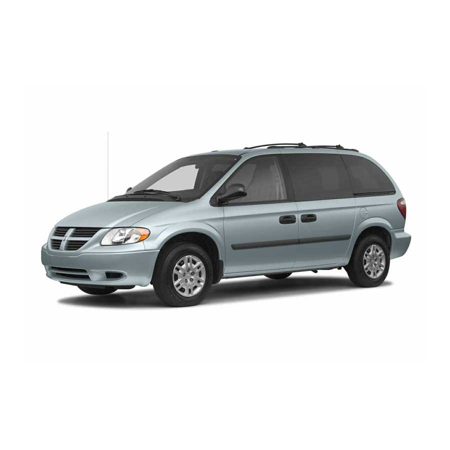 dodge grand caravan owners manual