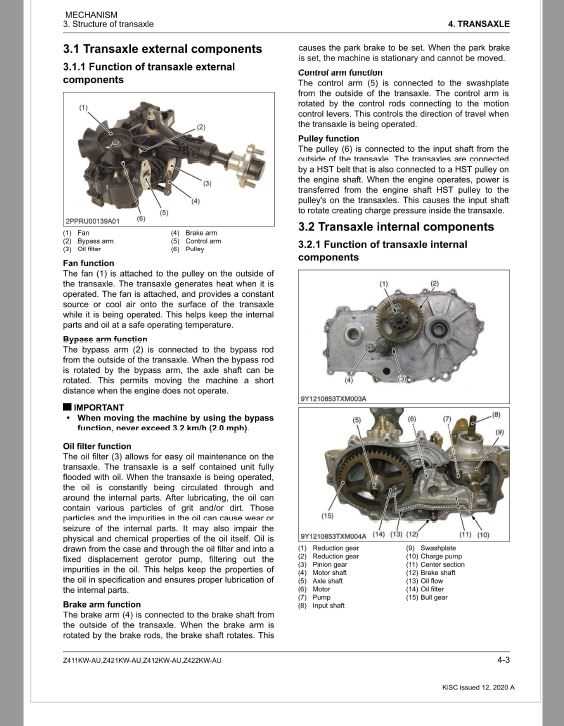 kubota z411 owners manual