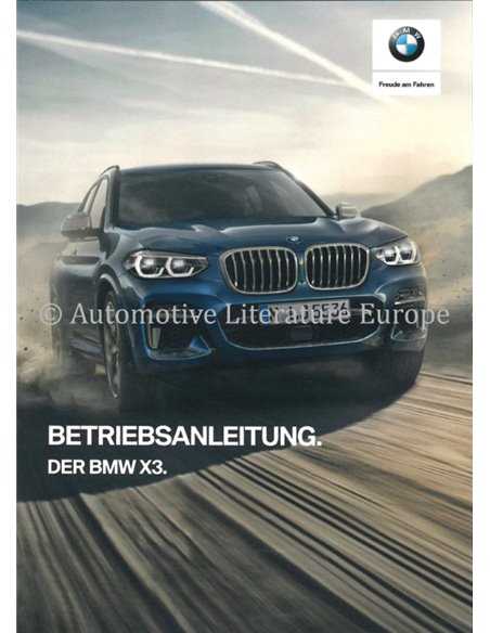 2020 bmw x3 owners manual