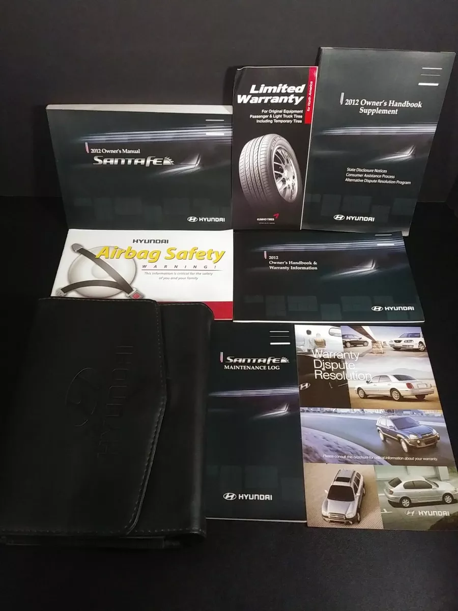 2012 hyundai santa fe owners manual