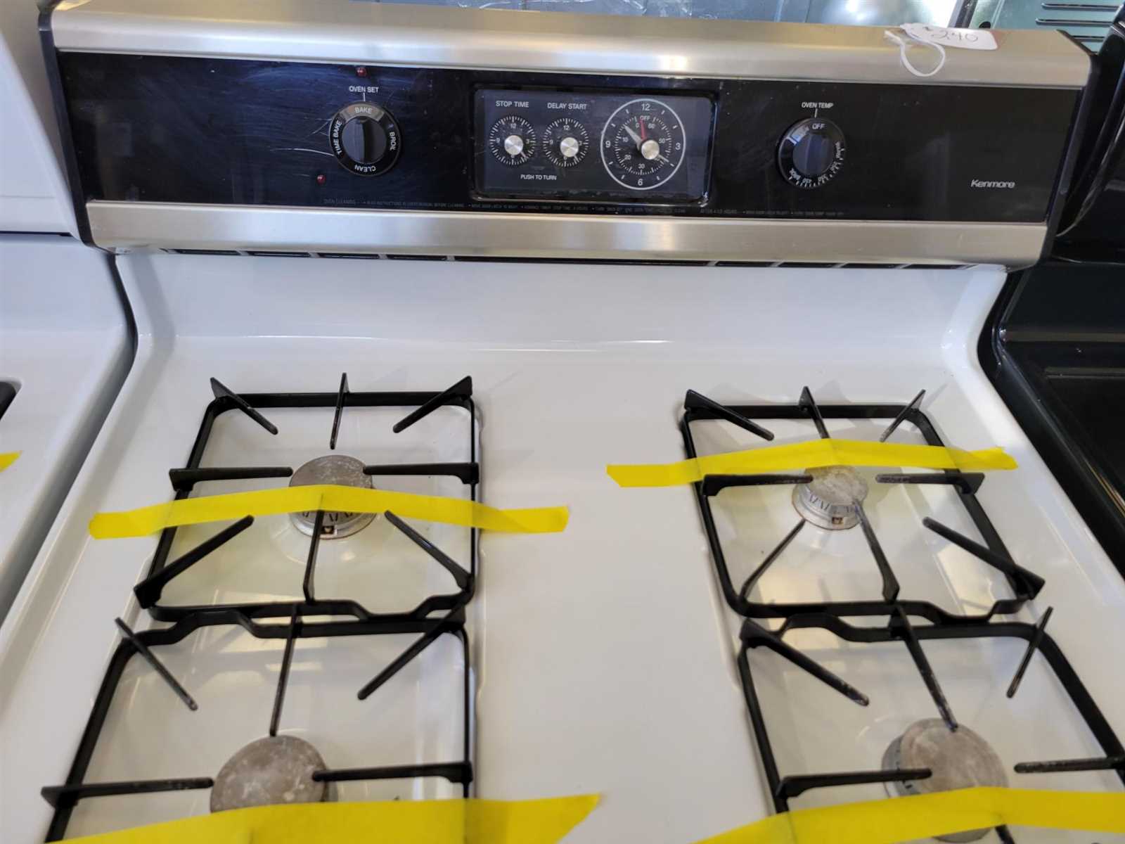 kenmore gas range owners manual