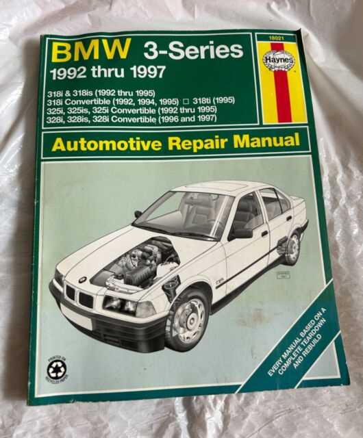 1994 bmw 325i owners manual