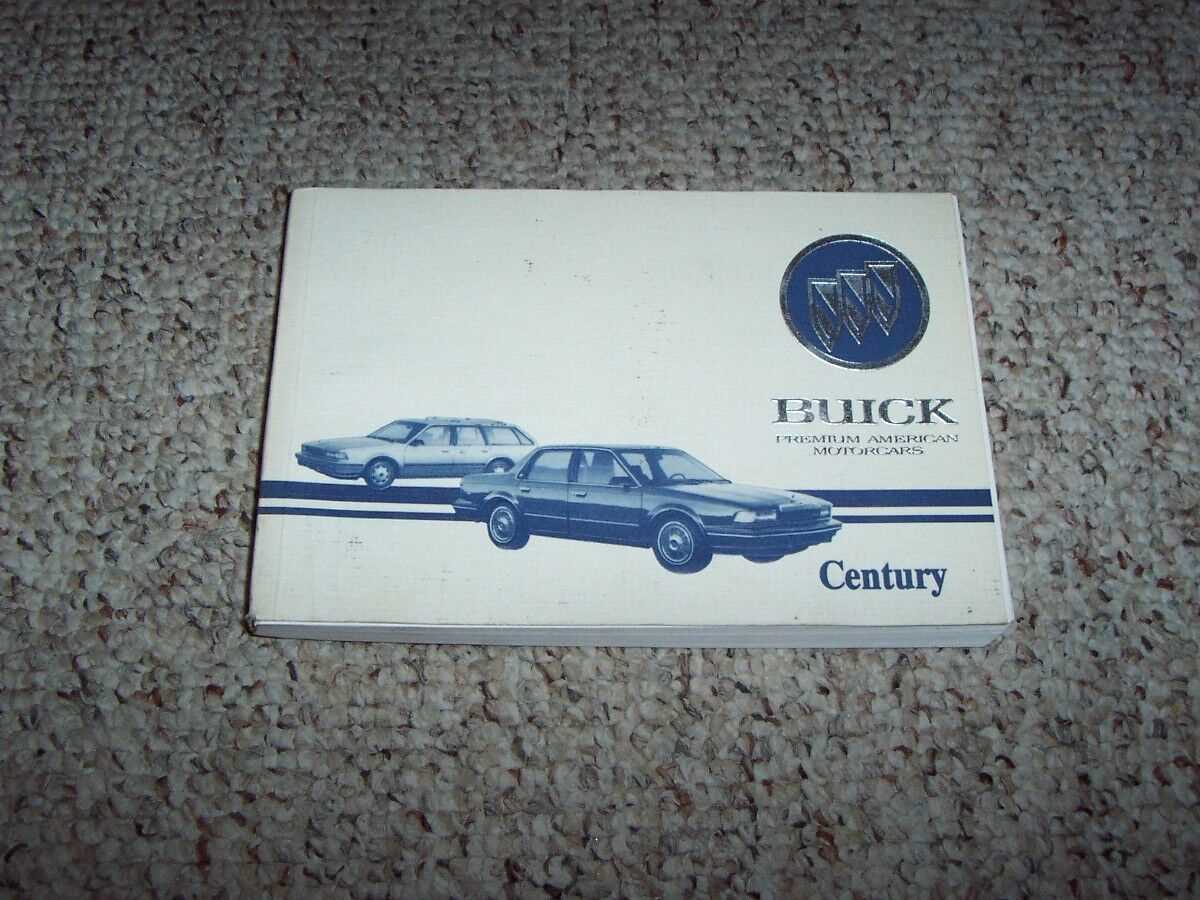 1994 buick century owners manual