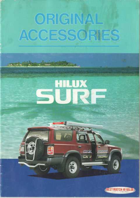 1993 toyota hilux surf owners manual