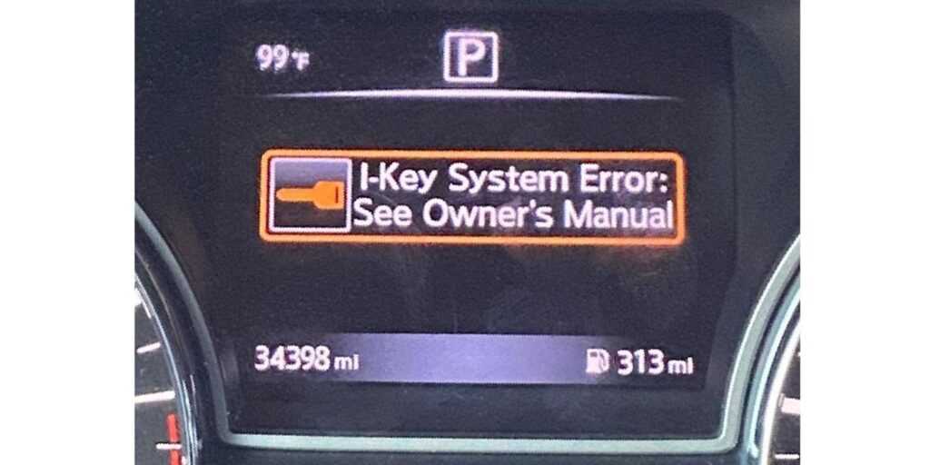 malfunction see owners manual nissan altima 2015