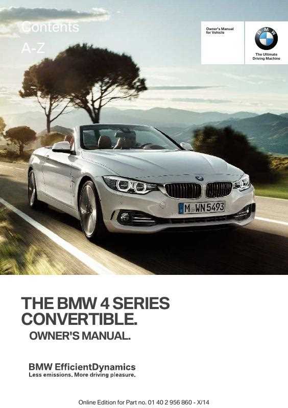 2014 bmw 435i owners manual