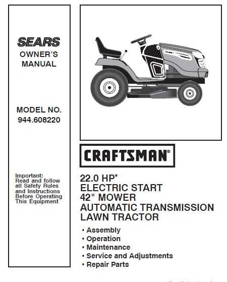 murray lawn mower owners manual