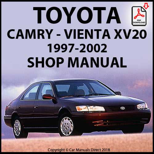 1998 toyota camry owners manual