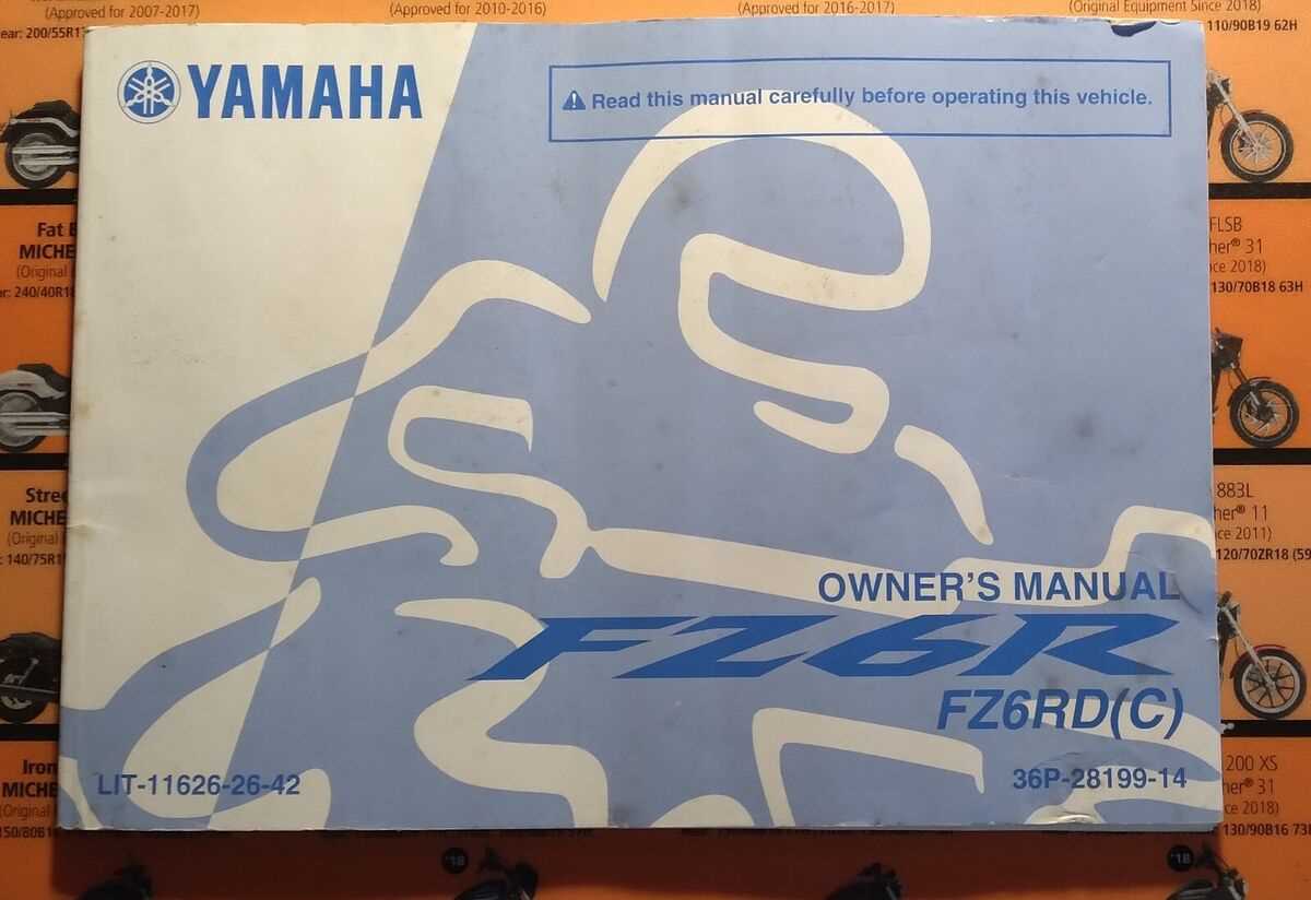 2009 fz6r owners manual