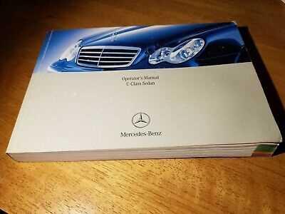 mercedes benz 2005 c240 owners manual