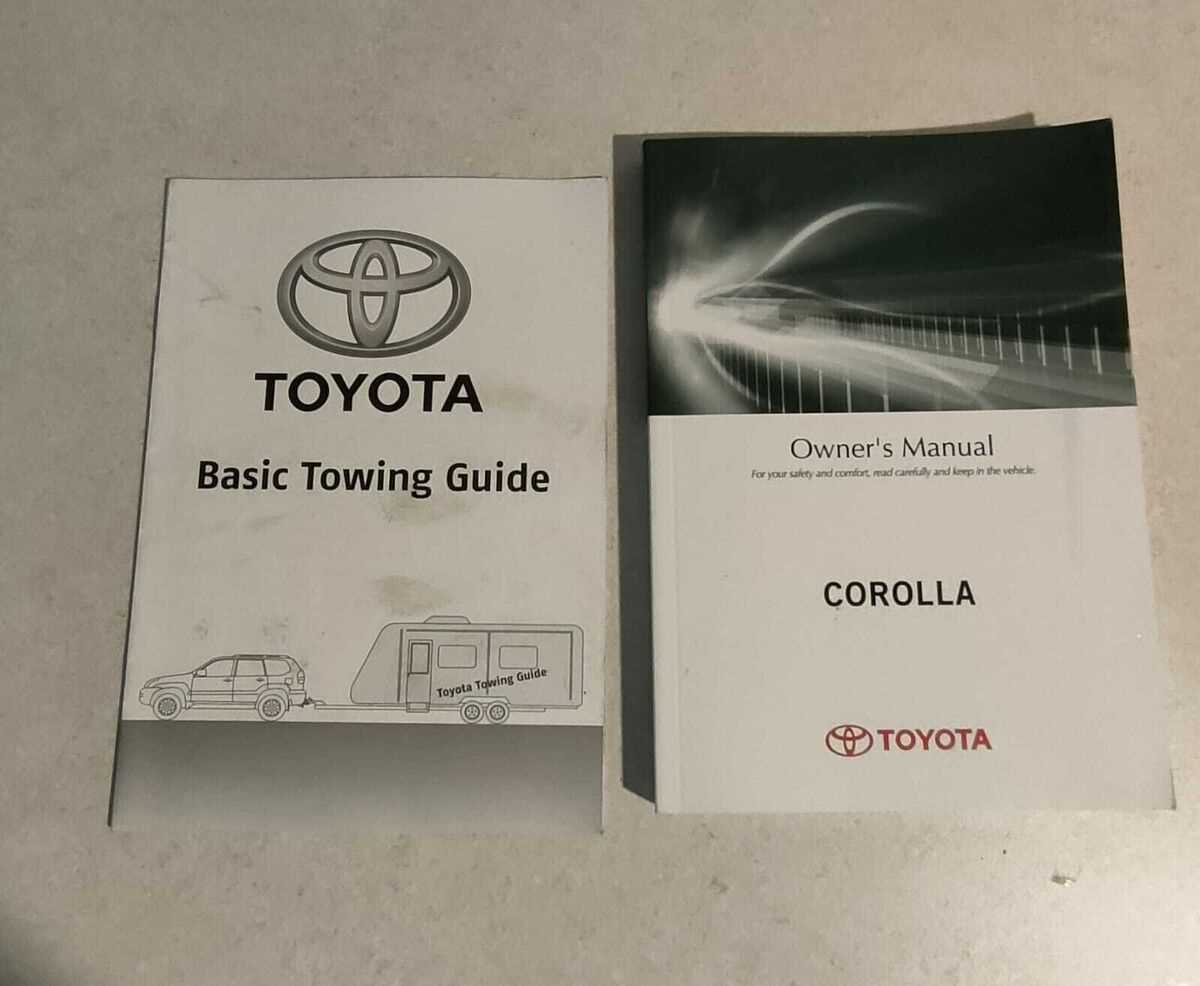 2006 toyota corolla s owners manual