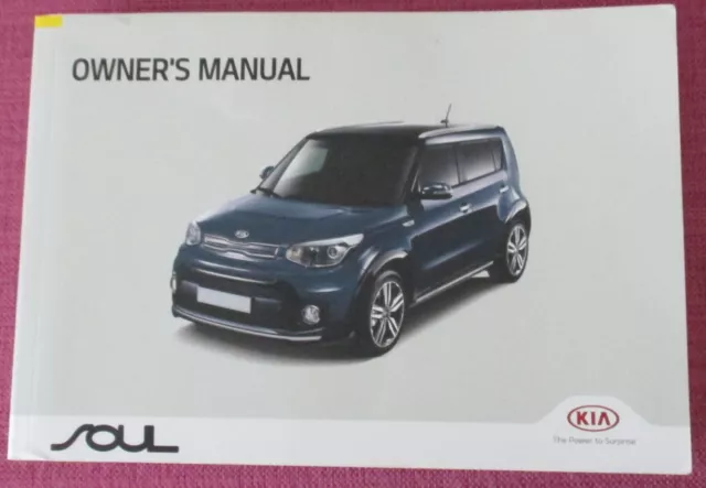 kia soul 2019 owners manual